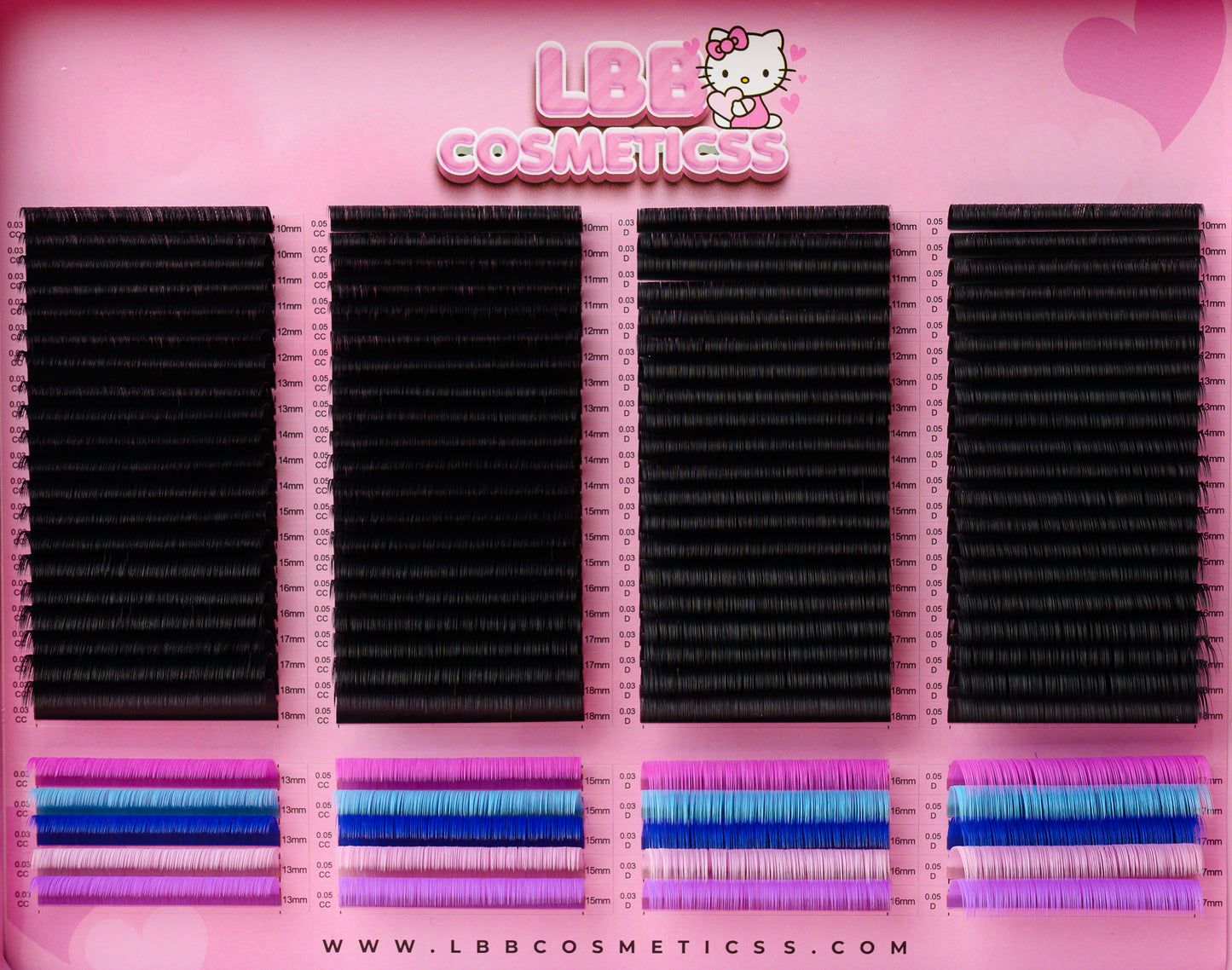 Hello kitty 100 row tray