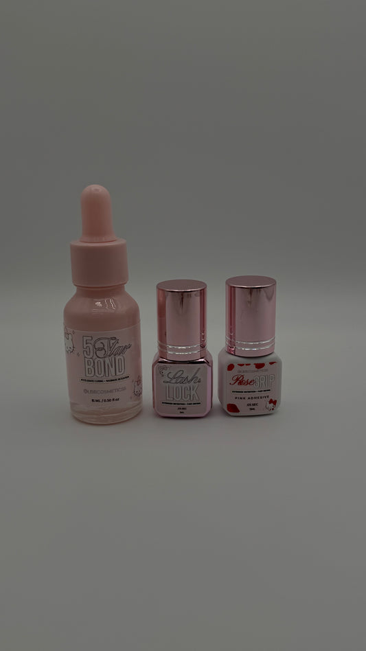 Pink/Black trio