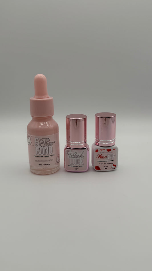 LBB RETENTION DUO PINK ADHESIVE AND BONDER