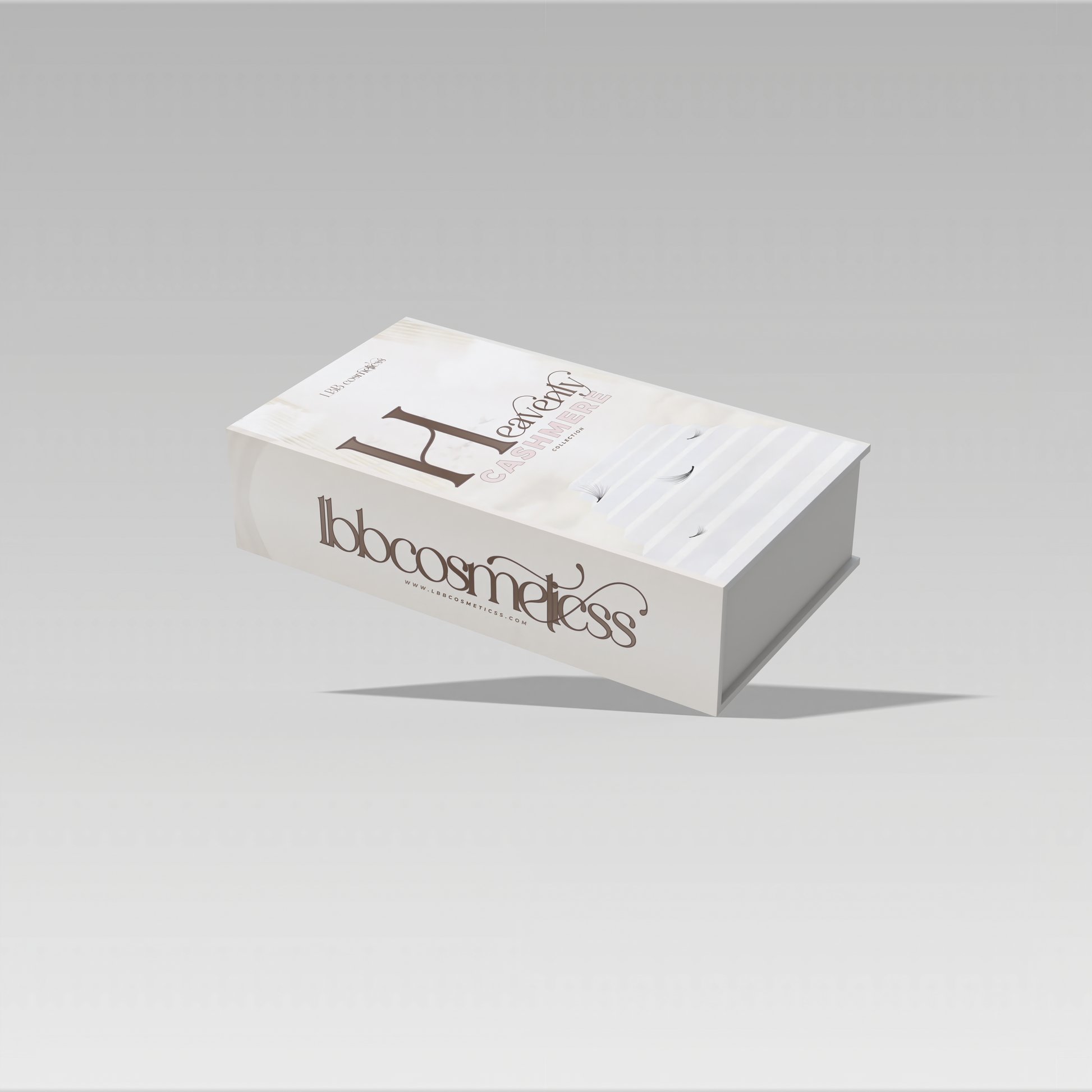 White box with 'Ibbo Cosmetics' branding on a gray background